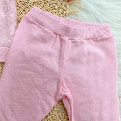 Conj. Casaco The Penguin Club e Calça de Moletom - Rosa